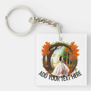 Bride Running Key Ring