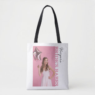 Bride’s Babes Photo   Personalised Hen Party Tote Bag