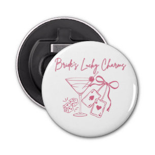Bride’s Lucky Charms Casino Bachelorette Party Bottle Opener