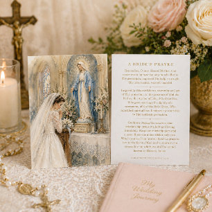 Bride’s Prayer Our Lady of Grace Wedding  Business Card