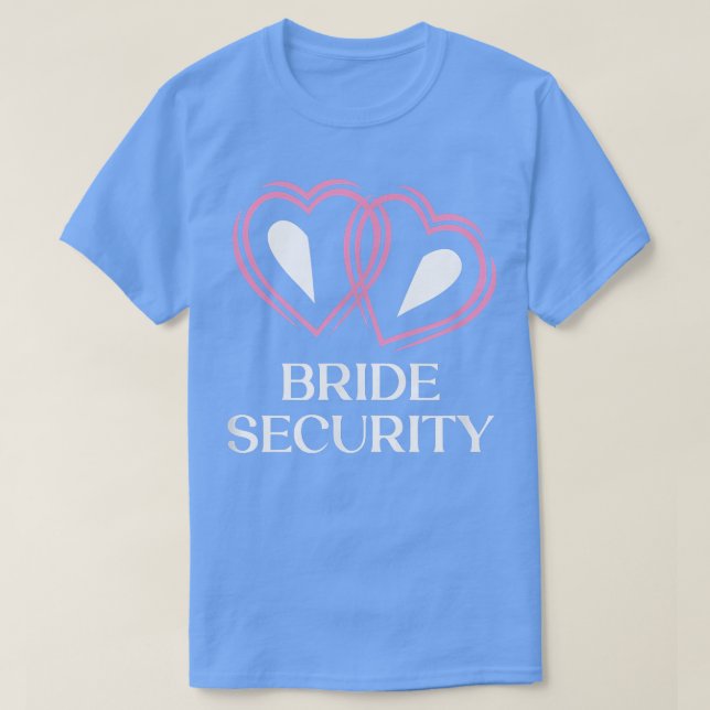 Bride Security Wedding Entourage Little Ring Bear  T-Shirt (Design Front)