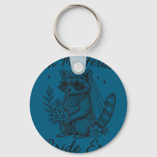 Bride shirt in feral bride era funny bachelorette key ring
