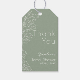 Bride Shower Lilies of the Valley Gift Tags