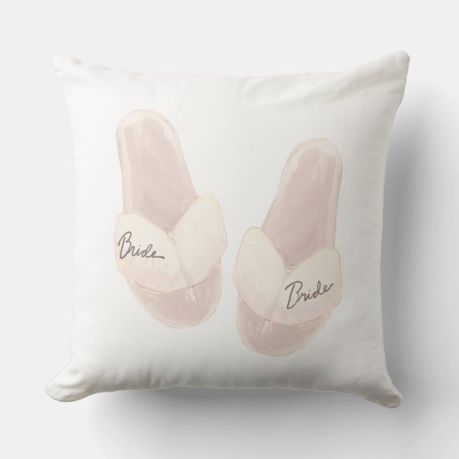 Bride Slipper Pillow (Front)