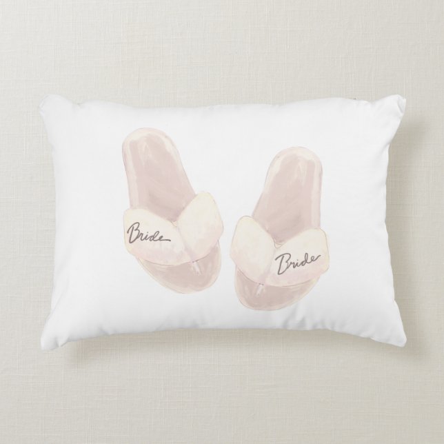 Bride Slipper Pillow (Front)