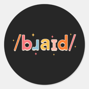 Bride Slp Bridal Speech Language Pathologist Bache Classic Round Sticker