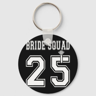 Bride Squad 2025 Bridal Party Bachelorette Team Gr Key Ring