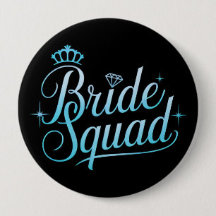 Bride Squad Bachelorette Bridesmaid 10 Cm Round Badge
