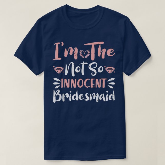 Bride Squad Bachelorette Party Bride Funny Bridesm T-Shirt (Design Front)