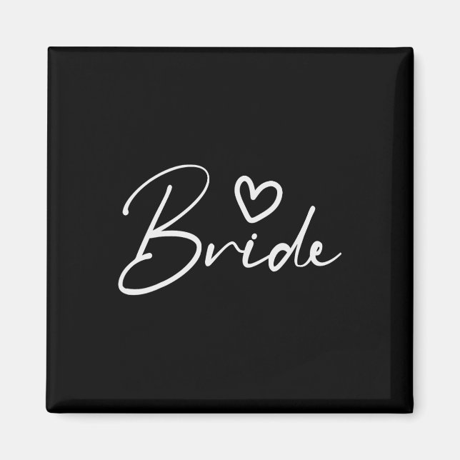 Bride Squad Bachelorette Party Bridesmaid Crew Bri Magnet (Front)