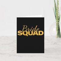 Bride Squad Bachelorette Party Bridesmaid Wedding