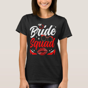 Bride Squad Bachelorette Wedding Party Cute T-Shirt