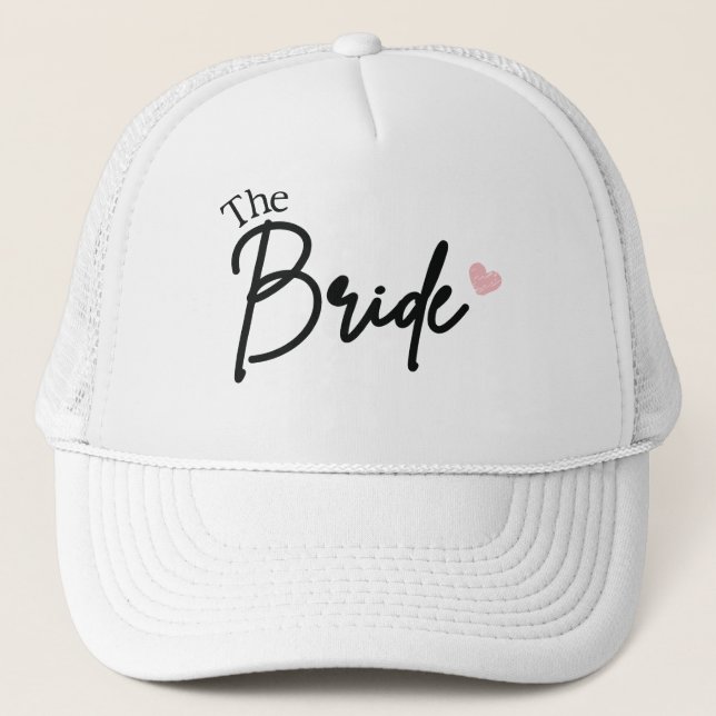 Bride Squad Bridesmaid Party gift Bachelorette Pa  Trucker Hat (Front)