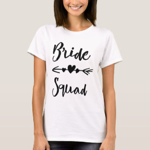 Bride Squad bridesmaids bridal party shirts