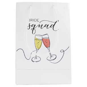 Bride Squad Champagne Toast Gift Bag