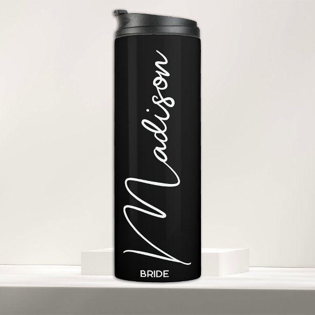 Bride Squad Custom Bridesmaid Gifts With Name Thermal Tumbler (Creator Uploaded)