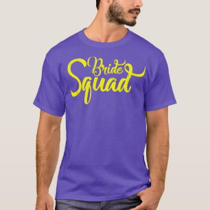 Bride Squad Cute Bachelorette Wedding Group Party T-Shirt