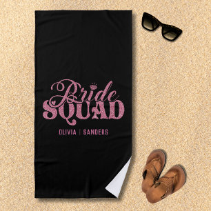 Bride Squad - Girls Weekend Party Beach Towel