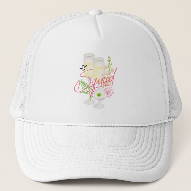 Bride Squad Hat Bridesmaid Gift (Front)