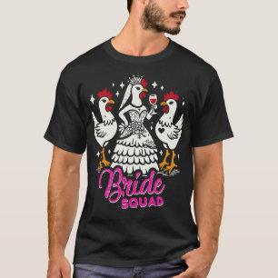 Bride Squad Hen Bachelorette Party T-Shirt
