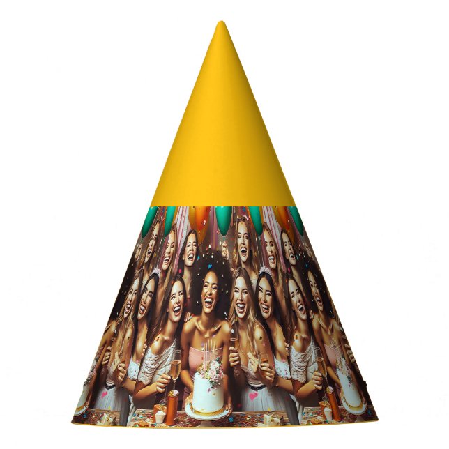 bride squad party hat (Front)