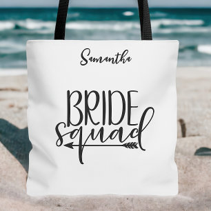 Bride Squad Personalised Tote Bag