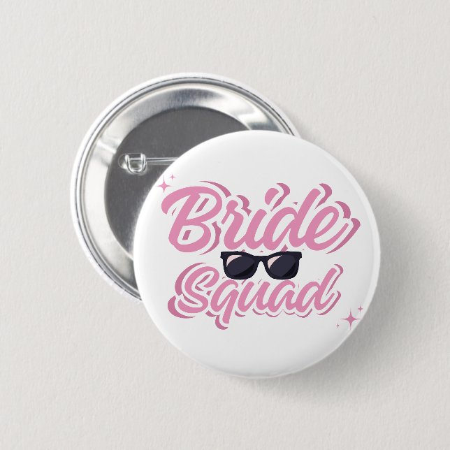 Bride Squad Pin (Front & Back)