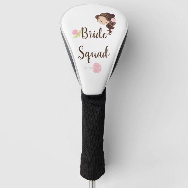 Bride Squad Sporty Golf Head Cover (Front)