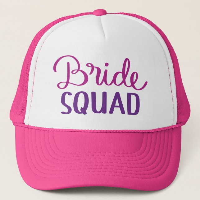 Bride Squad Trucker Hat (Front)