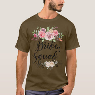 Bride Squad Wedding Bachelorette Party  T-Shirt