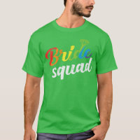 Bride Squad Wedding Shower Bridesmaid Gay Lesbian