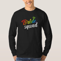 Bride Squad Wedding Shower Bridesmaid Gay Lesbian