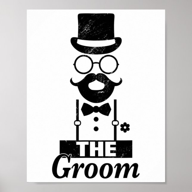 Bride Squat Groom Bachelor Party  Poster (Front)