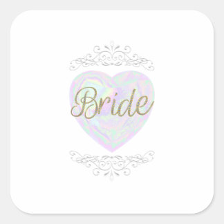 Bride sticker