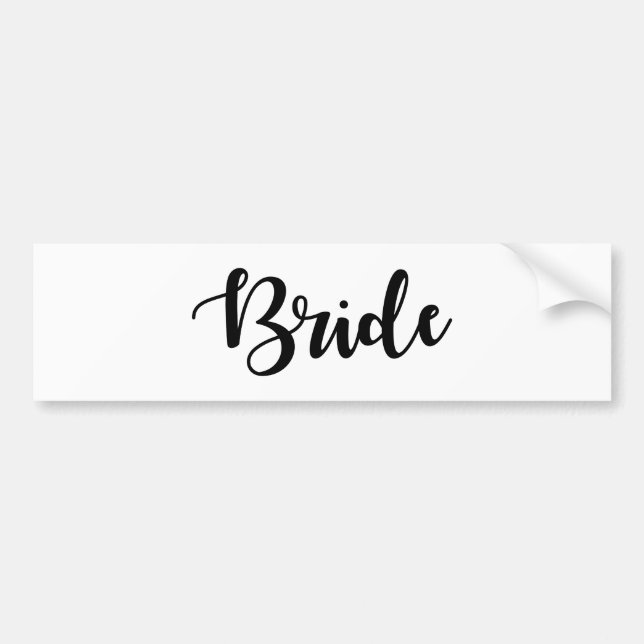 Bride Sticker Simple Handwritten Font (Front)
