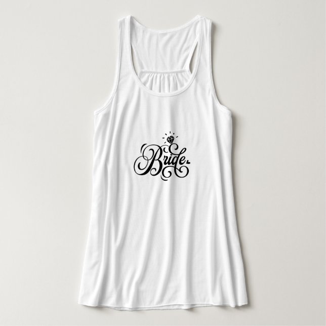 Bride Tank Top (Design Front)