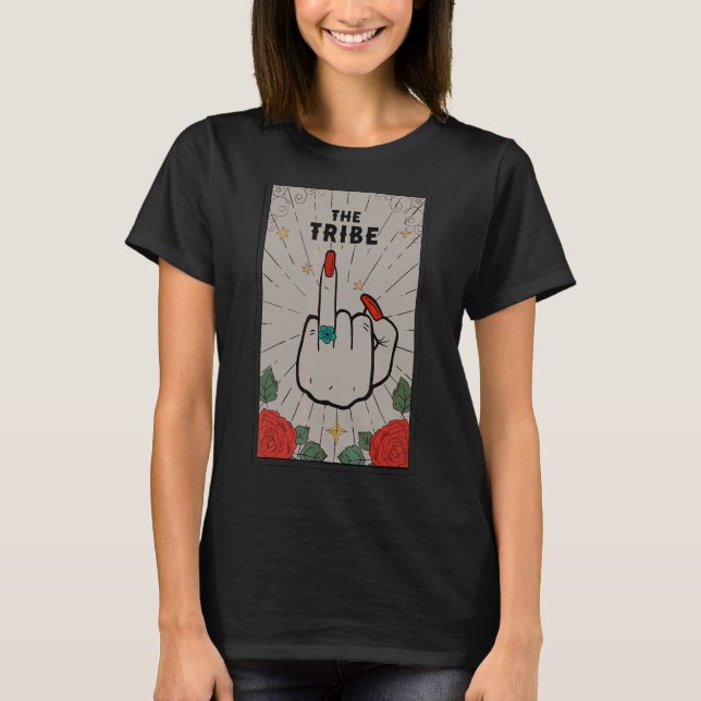 Bride Tarot Card Mystical Future Bride Engaged Eng T-Shirt (Front)