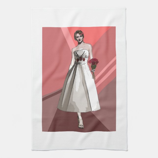 Bride Tea Towel (Vertical)