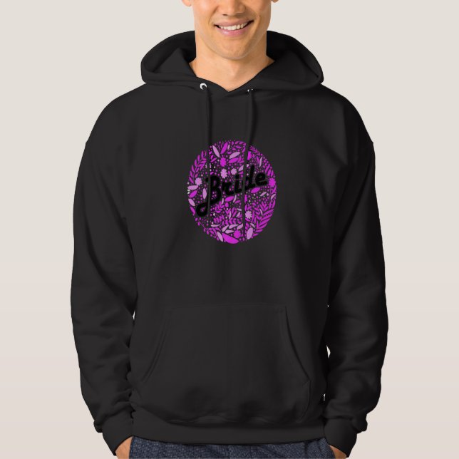 Bride Team Bride Hen Party Bride Hoodie (Front)