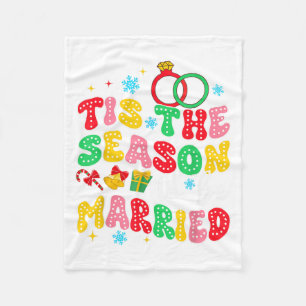 Bride To Be Bachelorette Party Tis The Season To B Fleece Blanket