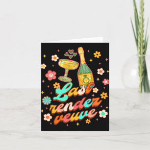 Bride To Be Bridal Shower Bachelorette Last Rendez Card