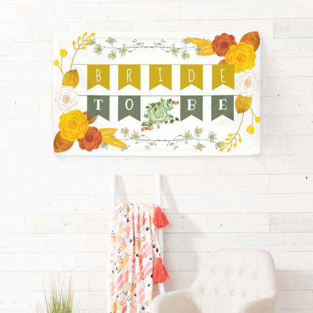 Bride To Be Bridal Shower Banner (Insitu)