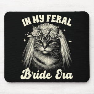 Bride To Be Cat Mum Cat Bridal Wedding In My Freal Mouse Pad