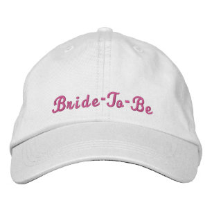 Bride To Be Embroidered Hat
