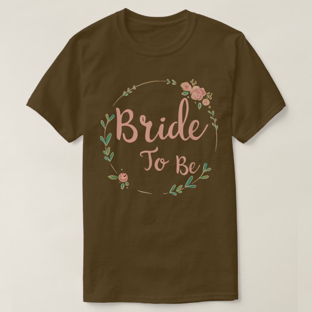 Bride to be Hen Party Flower Bride  T-Shirt (Design Front)