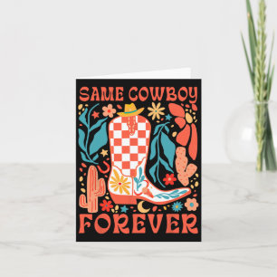 Bride To Be Howdy Western Bachelorette Same Cowboy Card