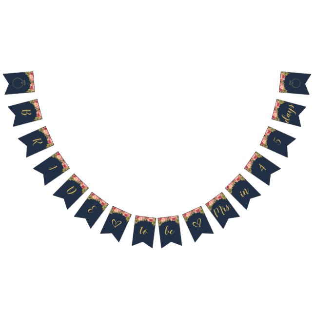 Bride to Be in #Days Bridal Shower Banner (All)