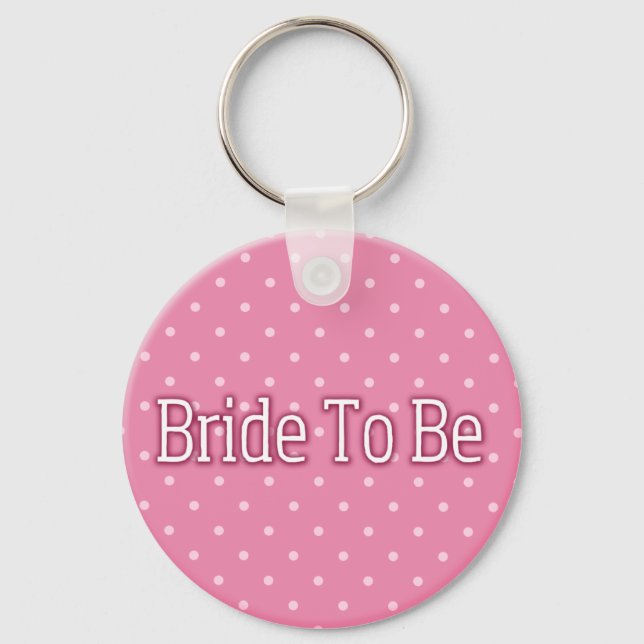 Bride To Be Key Ring (Front)