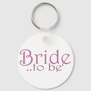 Bride to be key ring