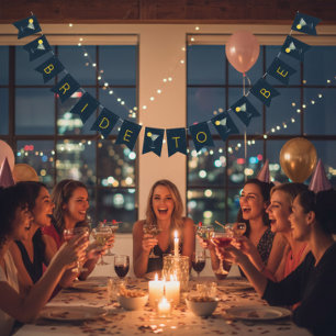 Bride to Be Margarita Cocktail Bunting Banner